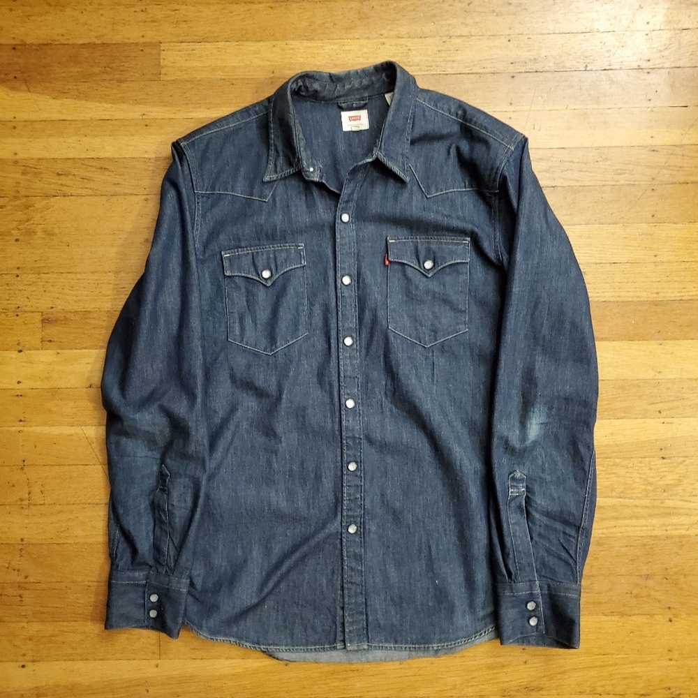 Levi's Men's Denim Western Shirt